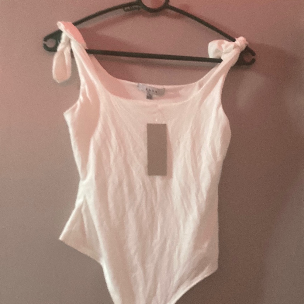 Gaze white Medium bodysuit